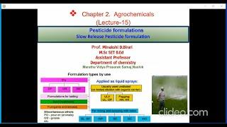 TYBSc ( Lecture 15 ) Pesticide Formulations