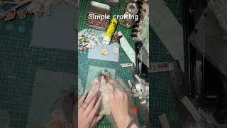 Make a journaling card with simple techniques and materials