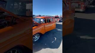 55 Chevy 210 & 55 Chevy Wagon #trifive #chevrolet #chevy #chevybelair #wagon #carshow