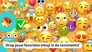 Welke emoji wordt het meest gebruikt?