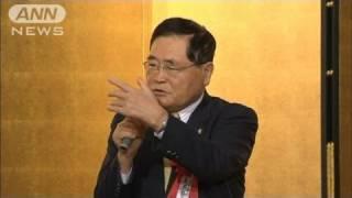 国民新党・亀井代表　改革論議で菅政権を痛烈批判（11/02/06）