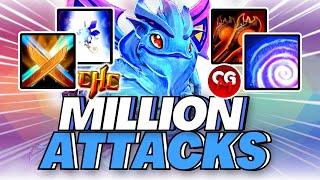 MILLION ATTACKS TWINSTRIKE PUCK | CUSTOM HERO CLASH DOTA 2