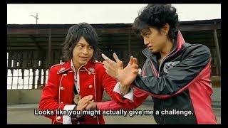 Gokai Red (Captain Marvelous) vs Kamen Rider Decade (Tsukasa Kadoya),Eng Sub