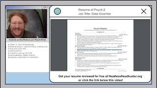 Recruiter Reviews a Data Scientist Resume (Psych Two)