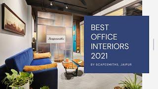 Best office interiors - Architect's office | 4K video | Commercial space photo story