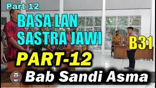 PART 12 | Seserepan Basa Lan Sastra Jawi Dening KRH. Senohadiningrat Babagan Sandi Asma