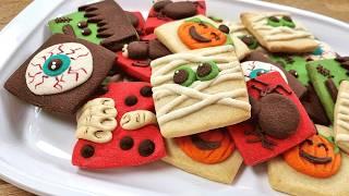 How to make EASY Halloween CookiesSimple Butter Cookie Recipe