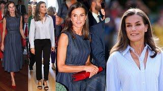 Queen Letizia Served the Royal Style Dose in Classic