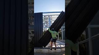 HOW TO SHEET A SHED WALL SOLO 