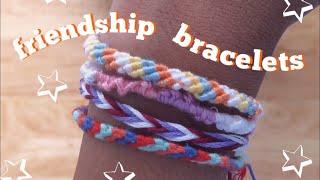 HOW TO MAKE EASY FRIENDSHIP BRACELETS! (3 TYPES)