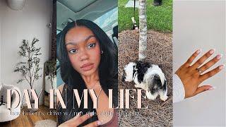 LIFE AS A NEW GRADUATE & ENTREPRENEUR | traveling mua, taco girls night, driving w/ me, & new hair!