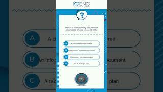 Learn Certified in the Governance of Enterprise IT (CGEIT) online | Koenig Solutions