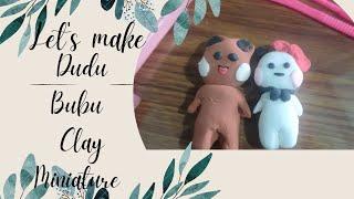 Dudu Bubu Clay Miniature |#viral #diy #dudububu #thediycrafter #youtubeindia #clay #clayminiature