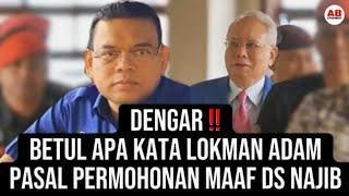 Dengar apa kata Lokman Adam pasal permohonan maaf DS Najib