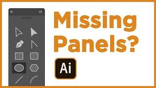 Missing Panels in Illustrator | How to Get Everything Back