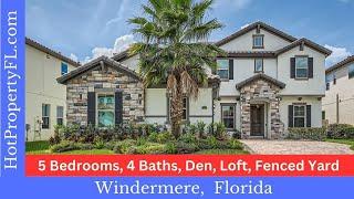 Windermere, Florida Home For Sale | 5 Bedrooms, 4 Baths, Top Rated Schools!