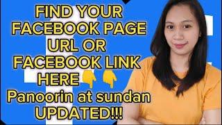 TOPVIDEO ON HOW TO FIND FACEBOOK PAGE URL USING CELLPHONE | Analietv