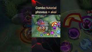 phoveus and akai combo tutorial #mlbb #phoveus #mlbbtutorial #mlbbiranofficial #akai #mlbbcombo