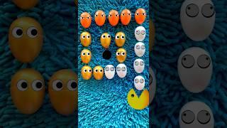 OH WOW All Eggs VS PacMan Suprise Funny #shorts #comedy #animation