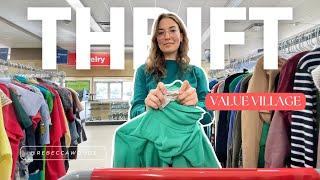 Rich Value Village Thrift Haul | Scored Reformation & Everlane!