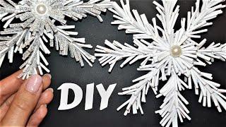 ️ Awesome Snowflakes ️ Craft with Foam Sheet - Easy Christmas DIY Decoration