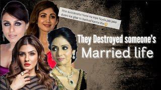 Why did these famous actresses married OLDER & MARRIED MEN | They chose older men for MONEY & FAME ?