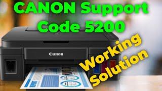 Canon Light Blinking G2000|G1000 Support Code 5200 Solution