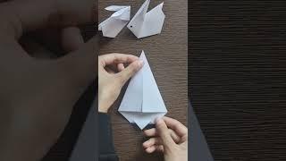 How to make paper rabbit very easy? /paper rabbit origami / easter crafts #shorts #youtubeshorts