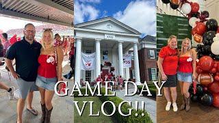 Game Day Vlog @UARK | Dads/Family weekend | GRWM