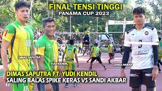 Final Tensi Tinggi! DIMAS Saputra ft Yudi Kendil Vs SANDI Akbar ft Hayun, Saling Balas Smash Keras