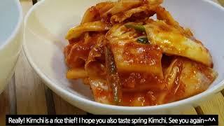 김장김치가 지겨워서 봄김치 담궜어요! - I made spring Kimchi because winter kimchi is boring!