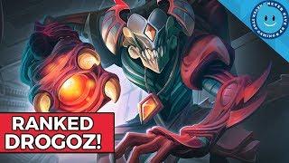 Paladins: Ranked Drogoz Gameplay - One Tank Hyper- Aggressive Meta Comp! (Wyrm Jets Legendary)