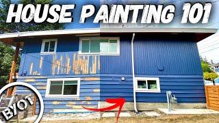 HOW TO PAINT A HOUSE // EXTERIOR PAINTING TIPS