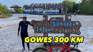 GOWES TERJAUH 300 KM keliling Pulau Belitung Laskar Pelangi - cycling vlog sepeda Indonesia