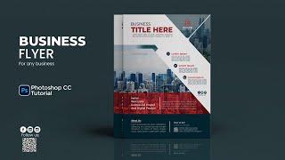 Business Flyer Design Tutorial in Photoshop | A4 Flyer Design By hridoyhtd