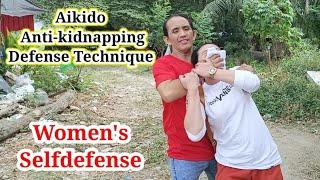 Aikido Anti-kidnapping Defense Technique - Women's Self-defense #aikido #selfdefense