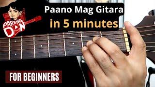 Guitar Tutorial for Beginners in 5 minutes | Basic guitar lessons