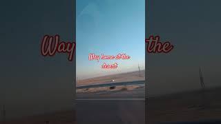 The desert place  #shortvideo #way home # subscribers follow for more