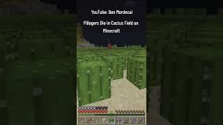 How to insta-kill pillagers on Minecraft using cactus fields  #minecraft #survival #realm #ps5