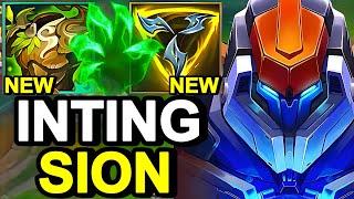 Wild Rift China Girl Sion Top - NEW INTING SION BUILD RUNES - Warmog's Armor Broken OP Item