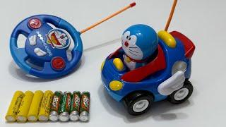 Unboxing Doraemon Remote Control Car, RC Police Car, RC City Retro Bus, McQueen Deformation Car