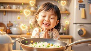 The magical fried rice with eggs made by a six-year-old little girl has fascinated the CEO