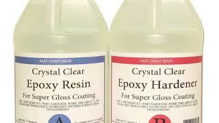 EPOXY RESIN 1 Gal kit CRYSTAL CLEAR for Super Gloss Coating and Table Tops