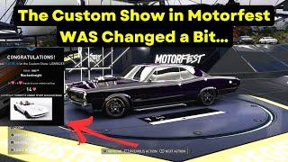 The Custom Show in Motorfest Might Have Some Problems… (Platinum, Group Voting & More