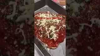 Deep Dish Pizza Made With Love ️ #dejloaf