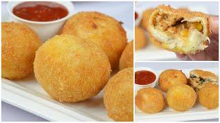 BREAD PIZZA BOMBS / Creamy Cheesy Chicken Bombs by (YES I CAN COOK) Ramadan Special