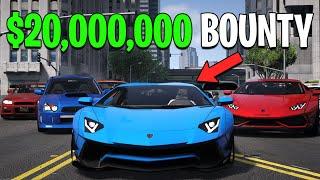 Surviving $20,000,000 Bounty in GTA 5 RP