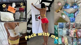 PACK WITH ME for beach trip !!