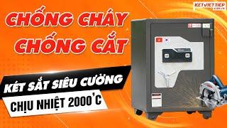 TOP 2 Két Sắt Siêu Cường Việt Tiệp - Chống Trộm Tuyệt Đối, Bền Bỉ, Khóa Vân Tay Siêu Nhạy