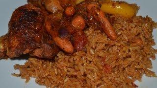 recette du Riz au gras - Jollof rice (cuisine togolaise)